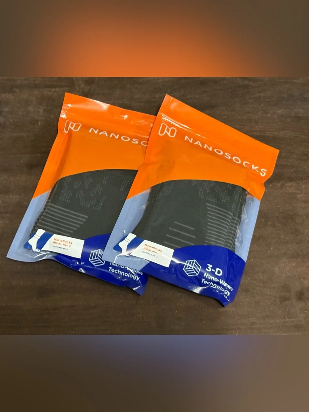 NanoSocks compression socks set of 2 pair